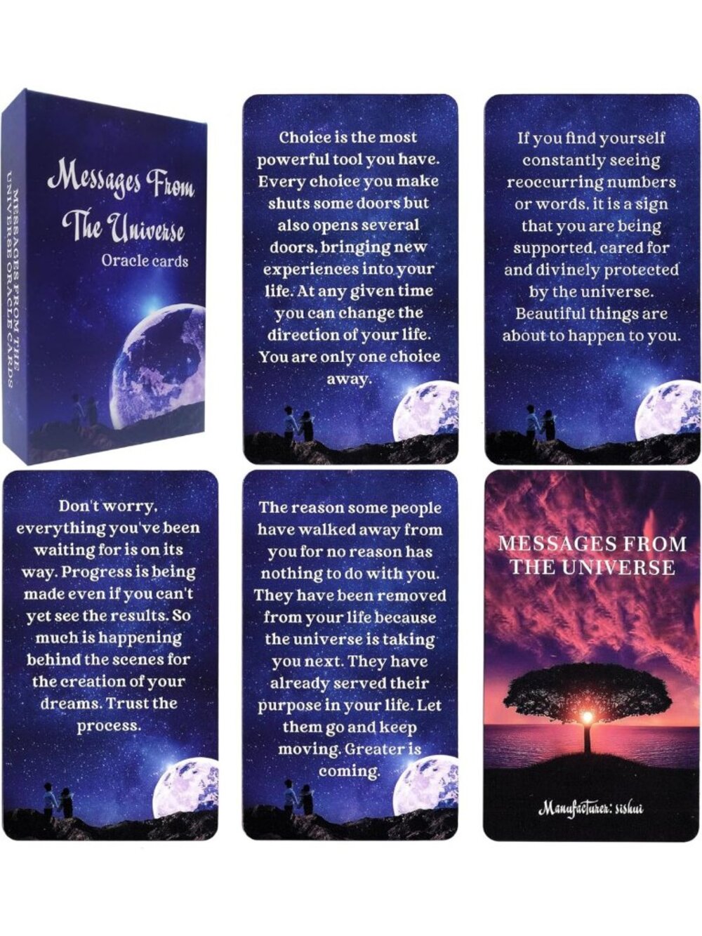Messages from the Universe Oracle Cards Deck for Love, Finance & Spiritual